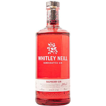0010226_whitley-neill-raspberry-gin-07l-43_360 WHITLEY NEILL RASPBERRY GIN 43% VOL 700ml - Image 1