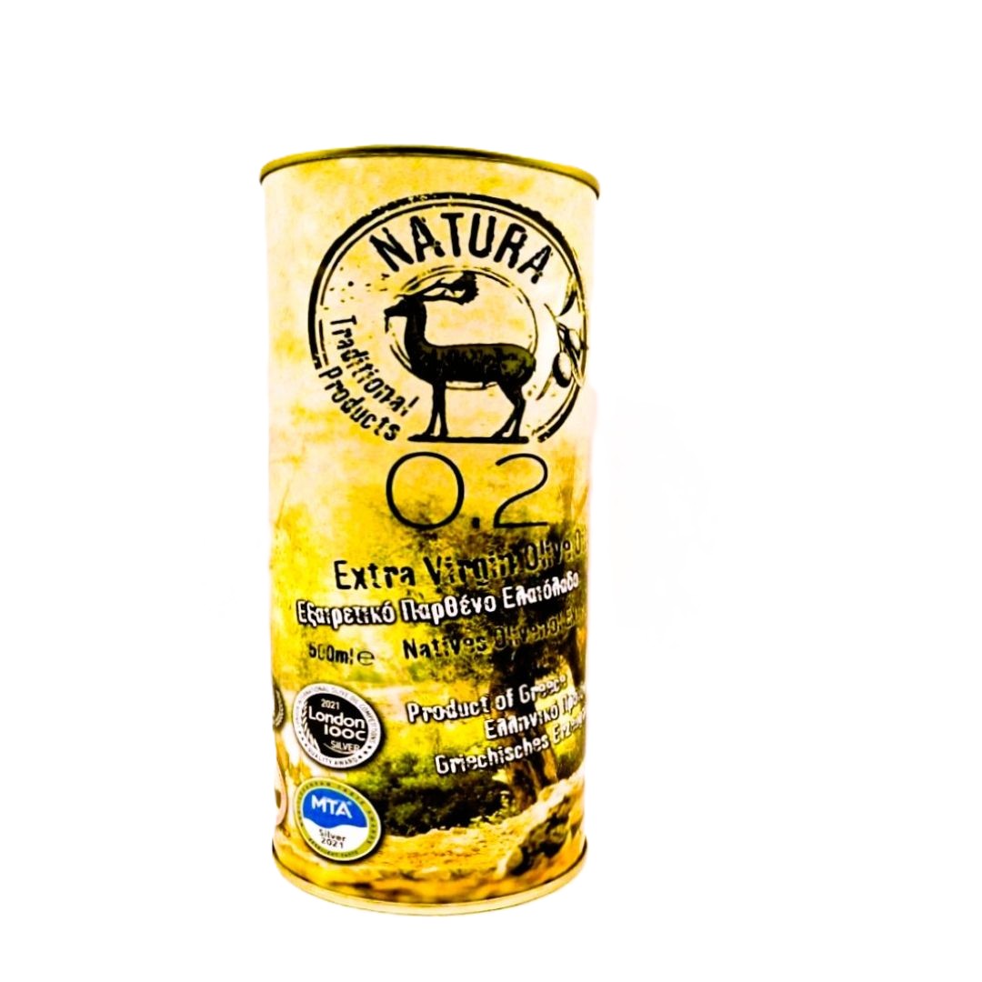 10-002109 KALLAS DEER NATURA RHODES OLIVE OIL METAL 500ml - Image 1