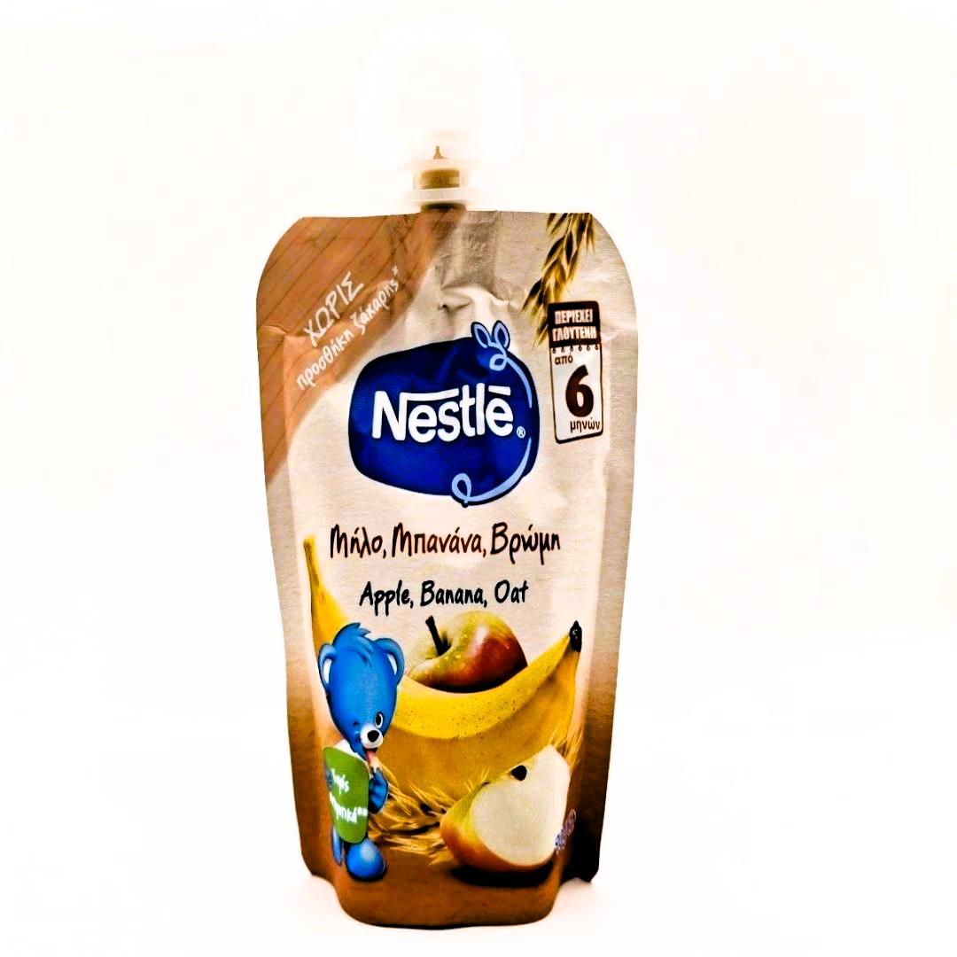 10-004226 NESTLE APPLE,BANANA,OAT SQEEZE 90g - Image 1