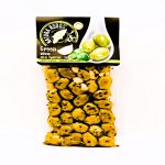 NATURA RODOS GREEN GARLIC BASIL OLIVES 250g