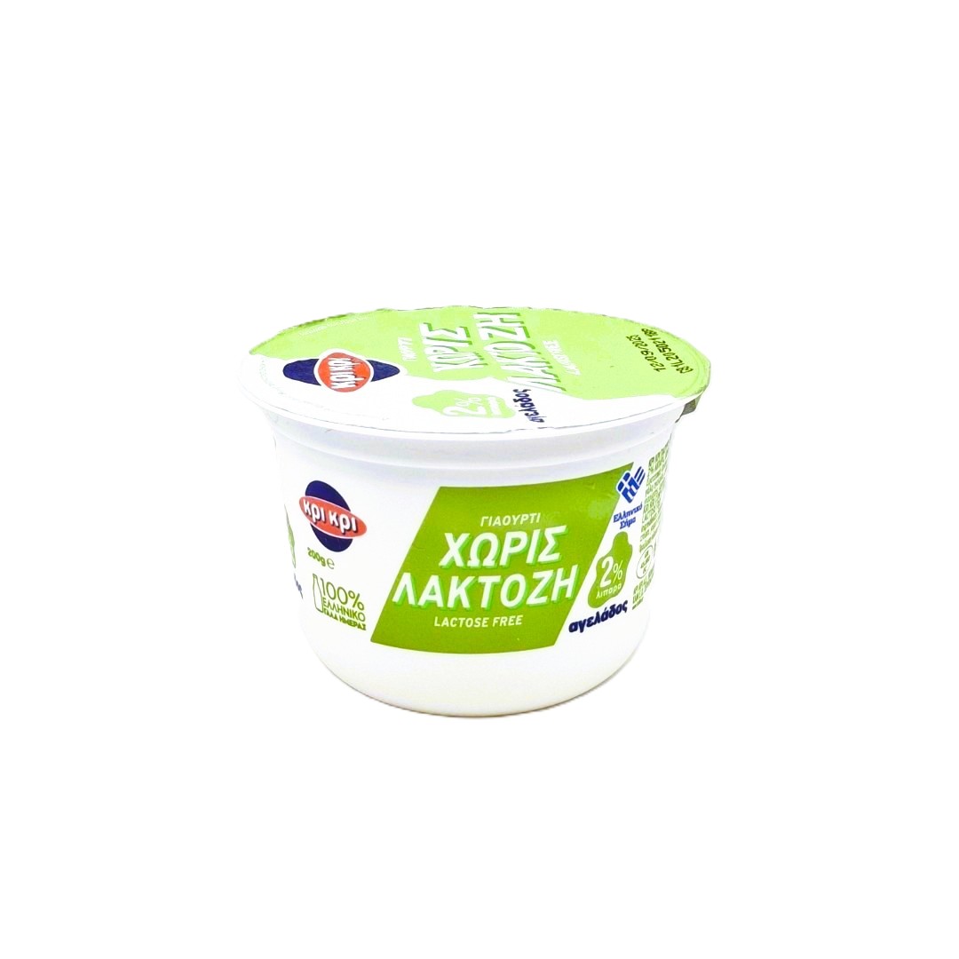 10-004746 KRI KRI LACTOSE FREE 2% YOGHURT 200g - Image 1