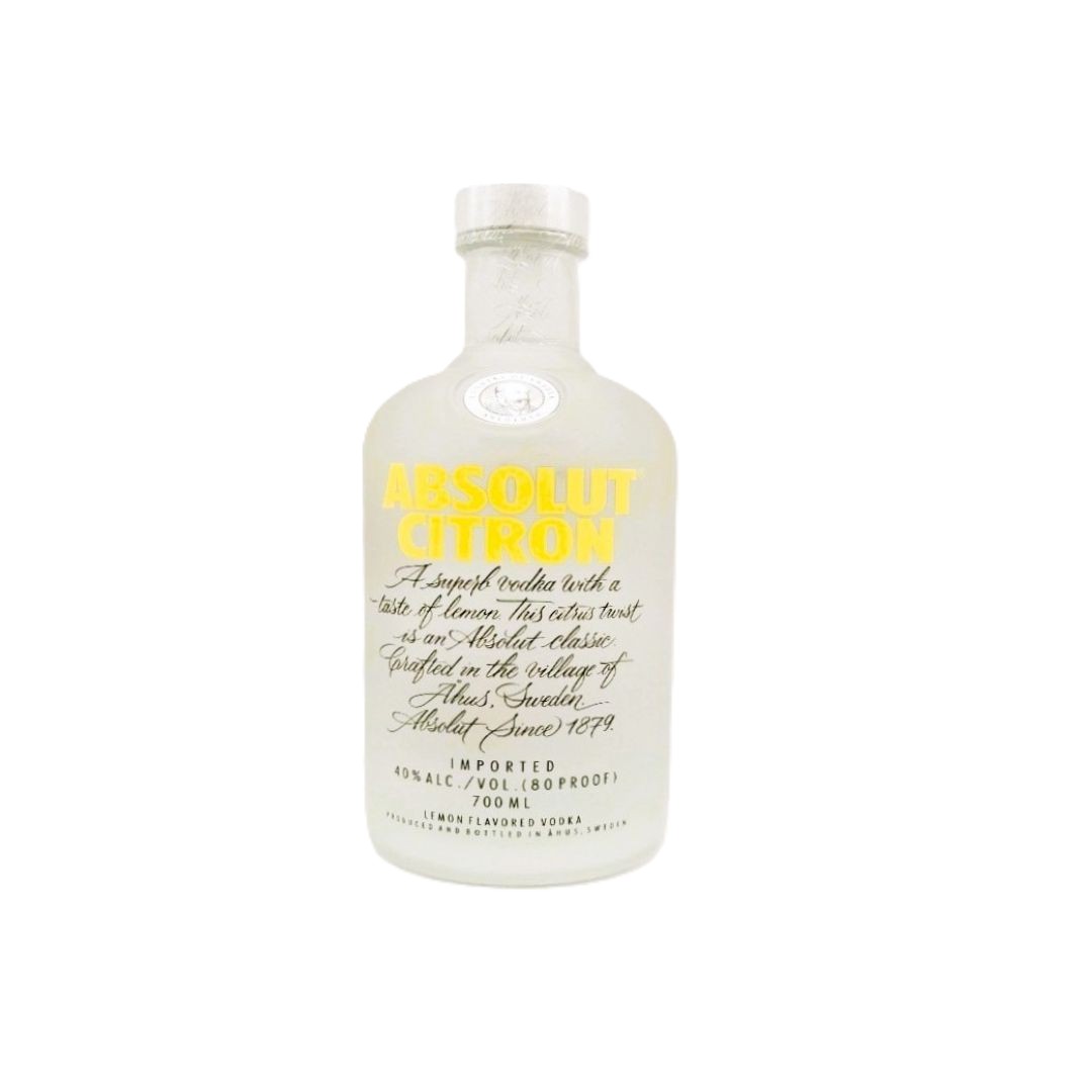11-000474 ABSOLUT CITRON FLAVORED VODKA 40% VOL 700ml - Image 1