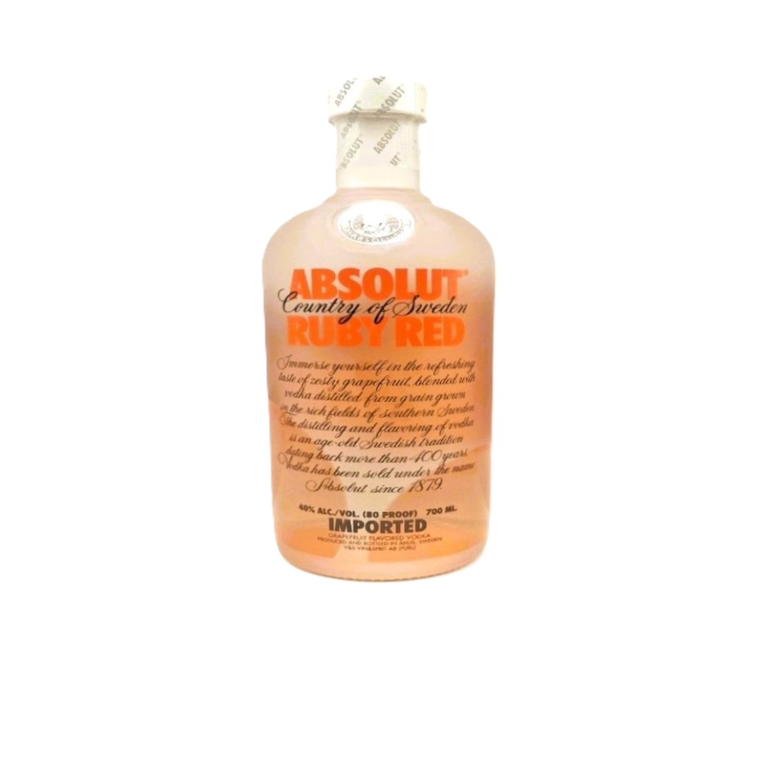 11-000479 ABSOLUT RUBY RED FLAVORED VODKA 40% 700ml - Image 1