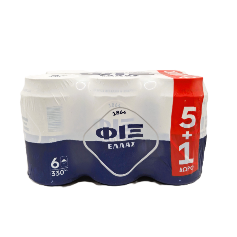 11-1823 FIX HELLAS PREMIUM LAGER BEER 5+1 FREE ( 6 x 330ml) - Image 1