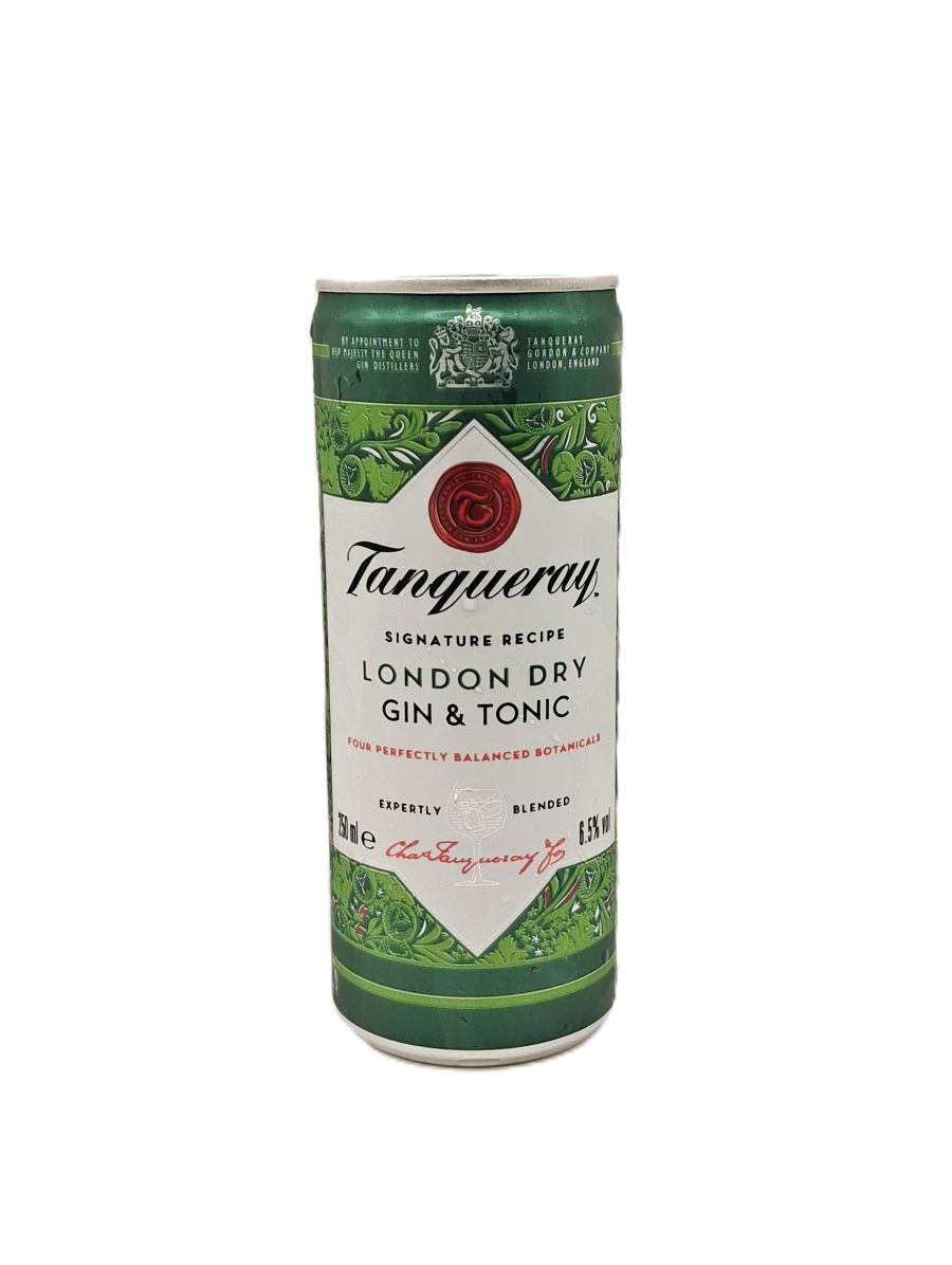11-2399 TANQUERAY GIN TONIC 6.5% VOL 250ml - Image 1