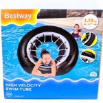 SWIM RING BLACK 119cm CODE 36102