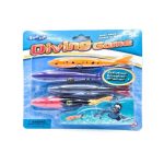 DIVING GAME TORPEDO SHARK 4pcs