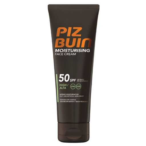 FACE CREAM 50 PIZ BUIN MOISTURISING FACE CREAM SPF50 50ml - Image 1