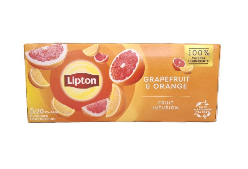 GRAPEFRUIT LIPTON GRAPEFRUIT & ORANGE TEA 20pcs - Image 1