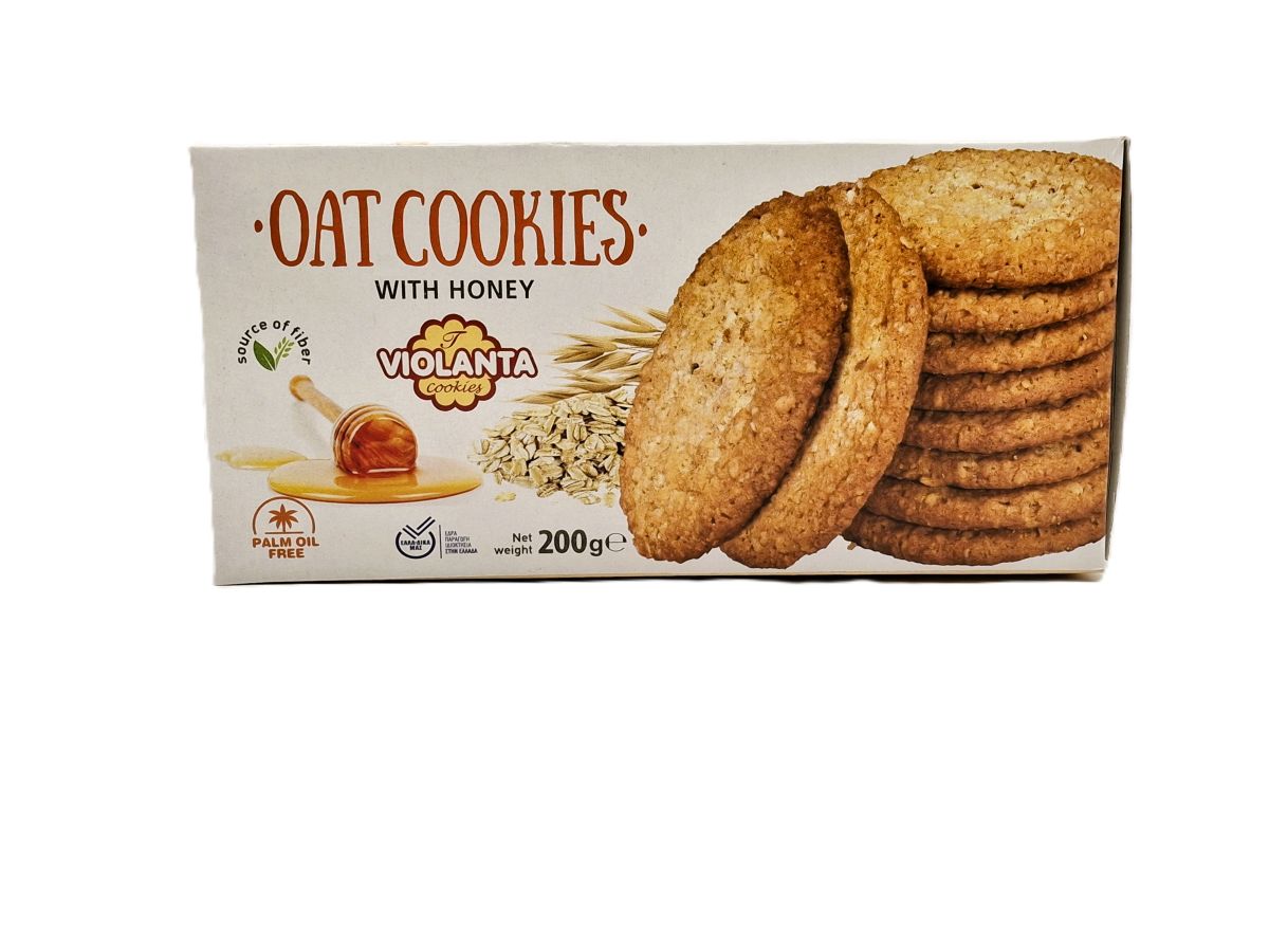 HONEY VIOLANTA OAT COOKIES WITH HONEY 200g - Image 1