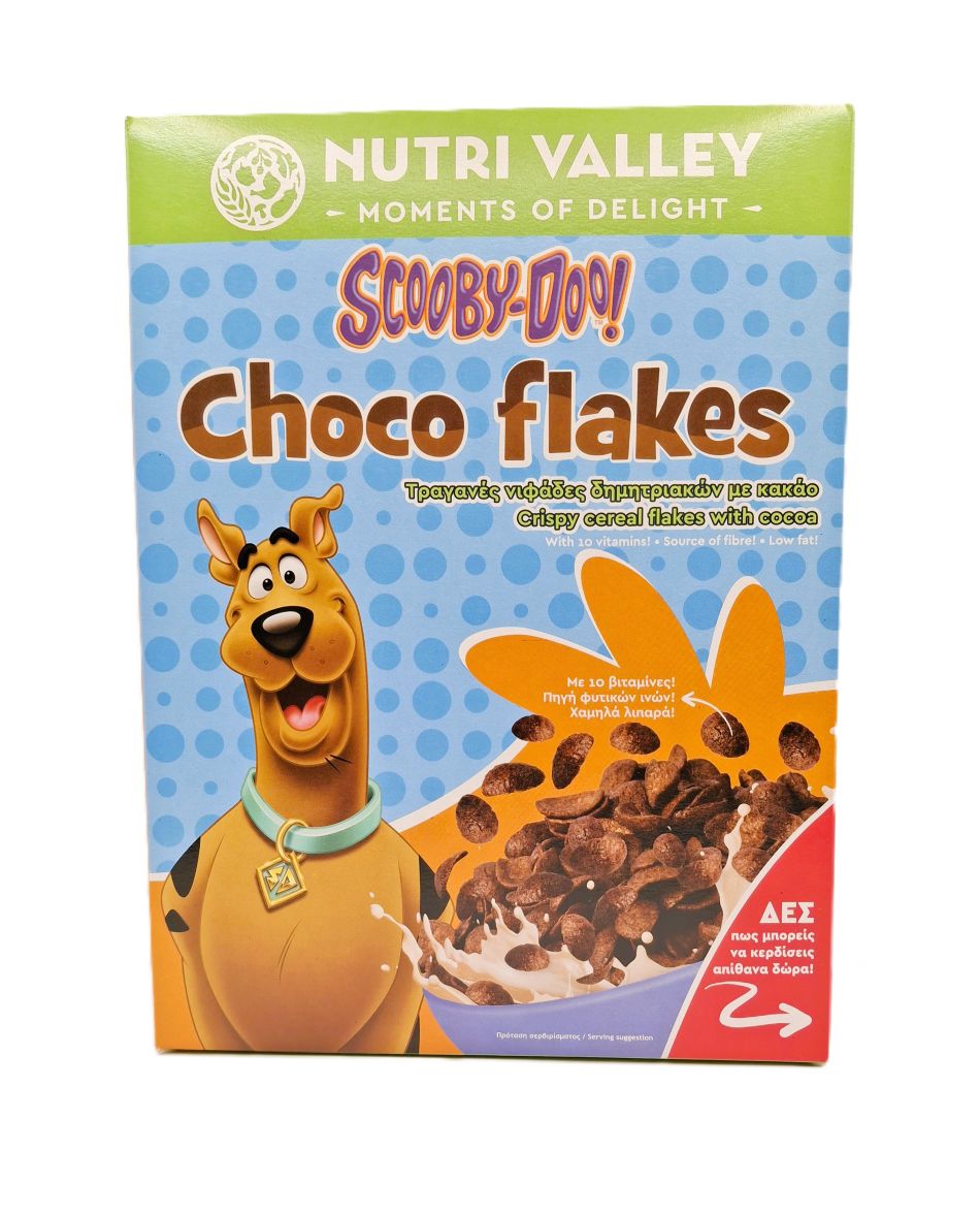 SCOOBY DOO NUTRI VALLEY SCOOBY DOO CHOCO FLAKES 375g - Image 1