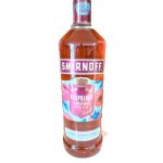 SMIRNOFF RASPBERRY CRUSH FLAVOURED VODKA 1L