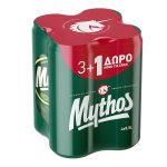 MYTHOS LAGER BEER 3+1 FREE ( 4 x 500ml )