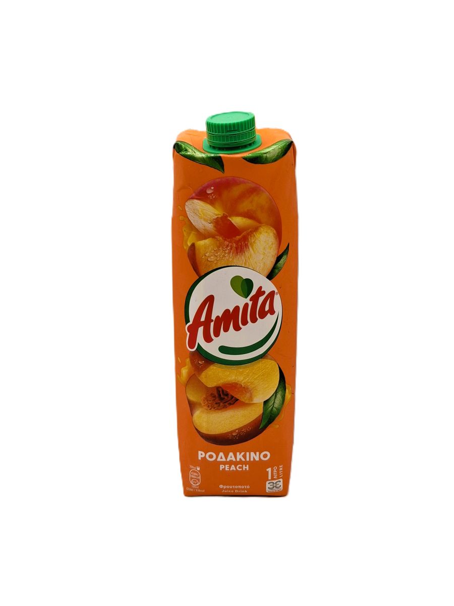 AMITA PEACH AMITA PEACH JUICE 1L - Image 1