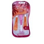 GILLETTE VENUS SMOOTH MIAMI DISPOSABLE RAZORS 3 PCS