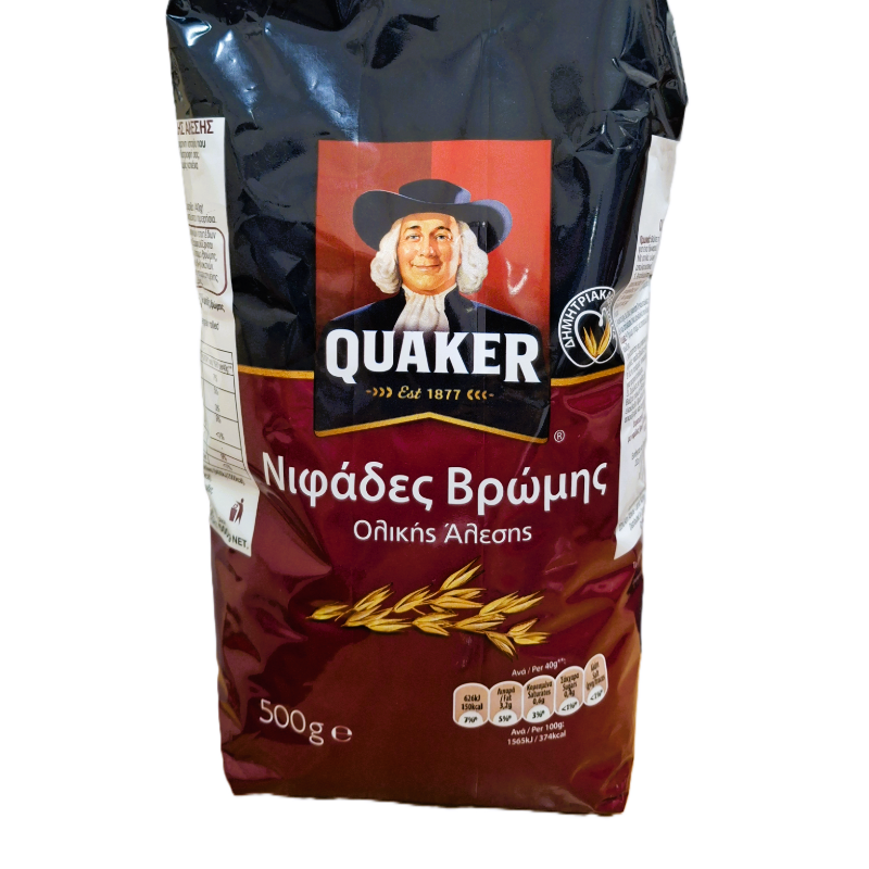 20260617_132856-800 QUAKER WHOLEGRAIN ROLLED OATS BAG 500g - Image 1
