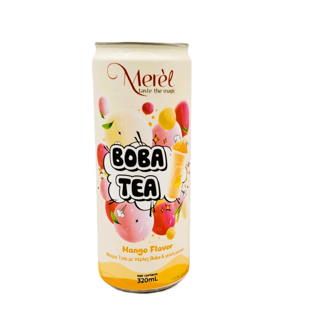 11-002749-1000 MEREL BOBA TEA MANGO FLAVOR 320ml - Image 1